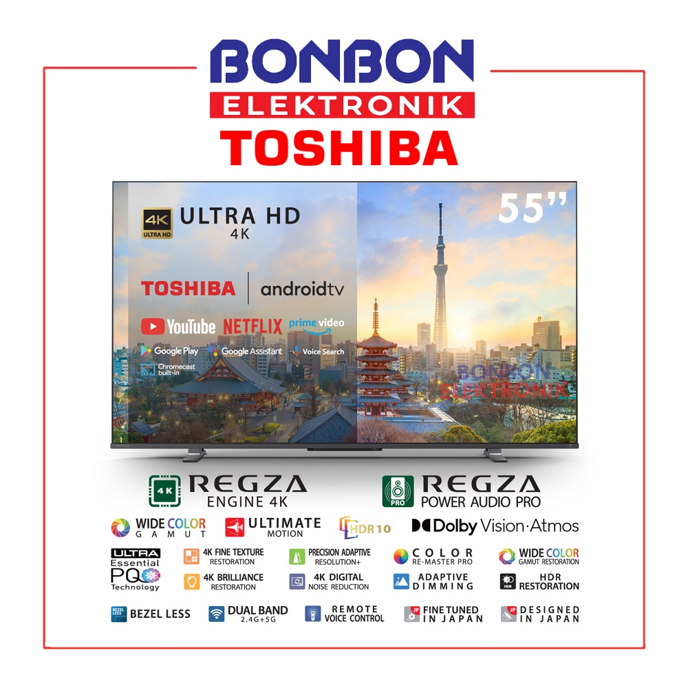 Toshiba LED Smart Android TV 55 Inch 55M550KP UHD 4K HDR