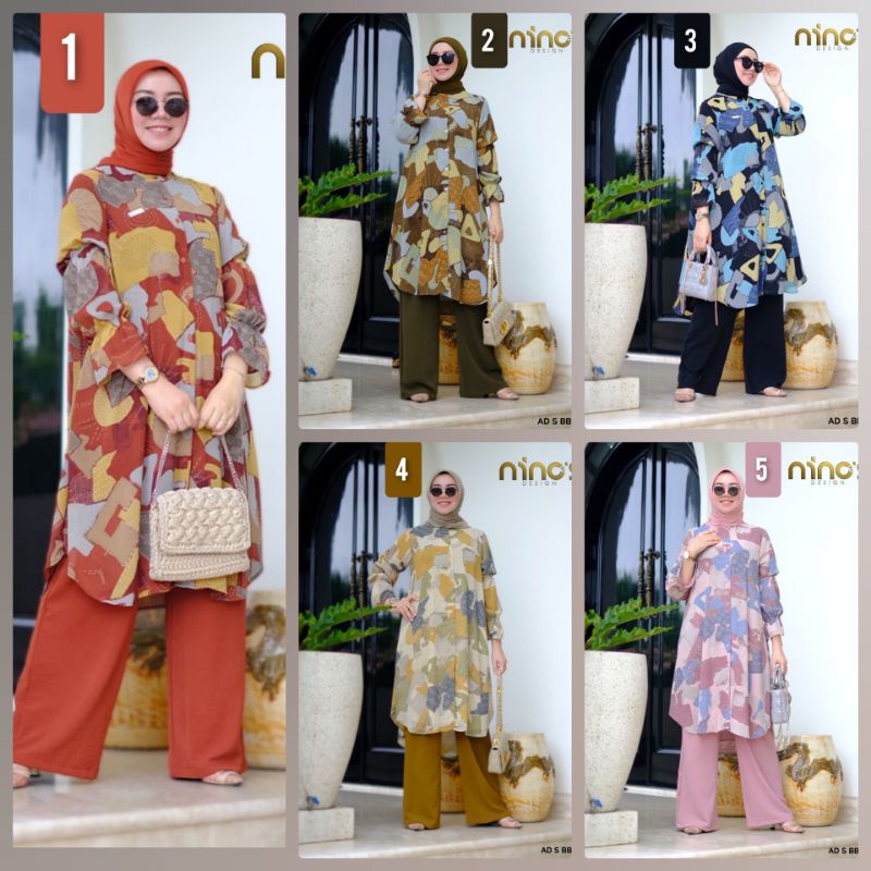 SETELAN TUNIK DAN CELANA AD S CR 1173 NINOS   BY NINO'S DESIGN