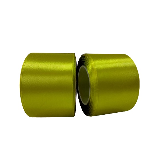 

Pita Satin Hijau Army Muda 2 inch / 5cm Per Roll