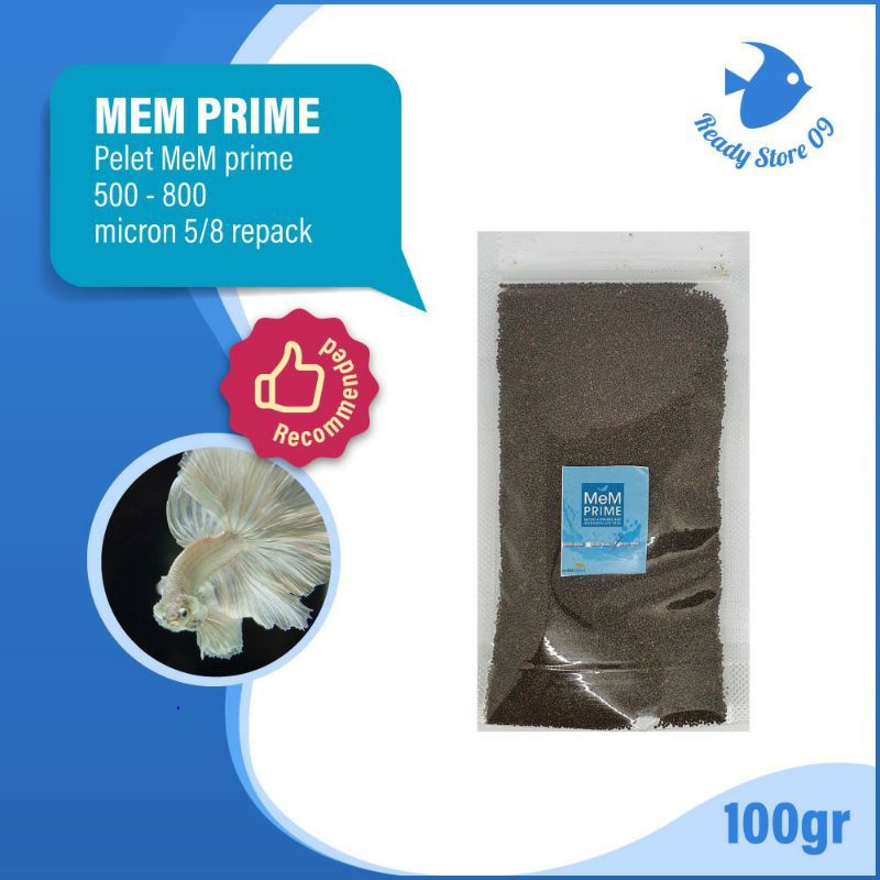 PELET IKAN MEM PRIME 500-800micron / pelet ikan 5/8 ORIGINAL!!