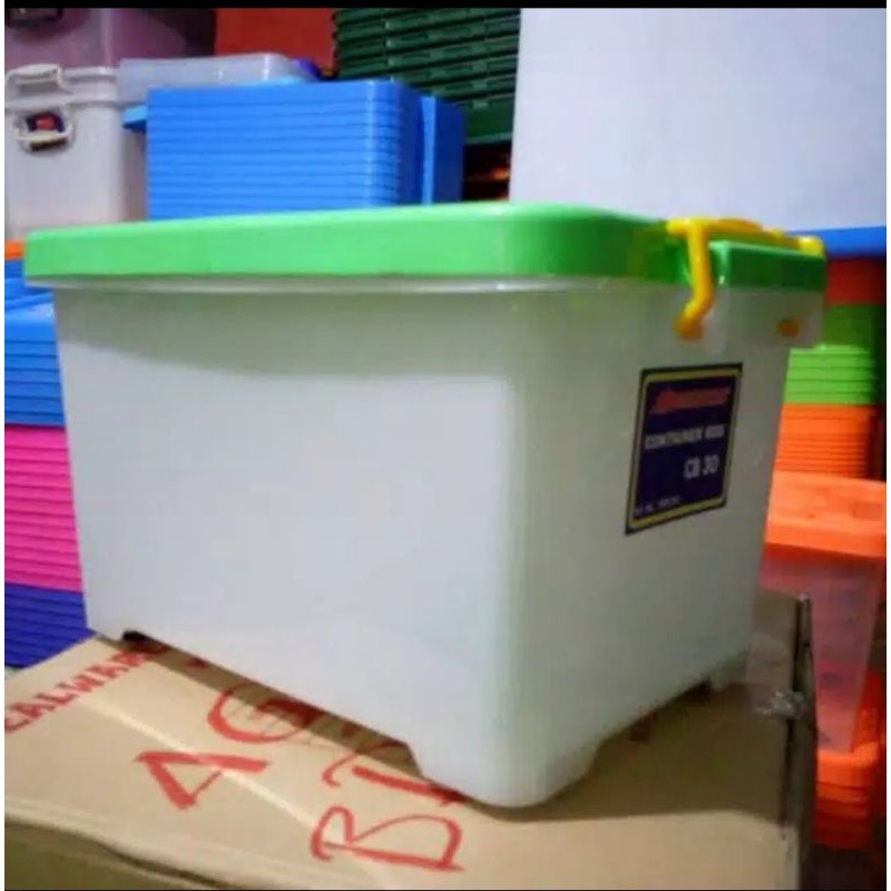 hgf Container Box Multiclub CB 60 Liter Kualitas Shinpo Stack Lion Star / Kontainer Industri Plastik