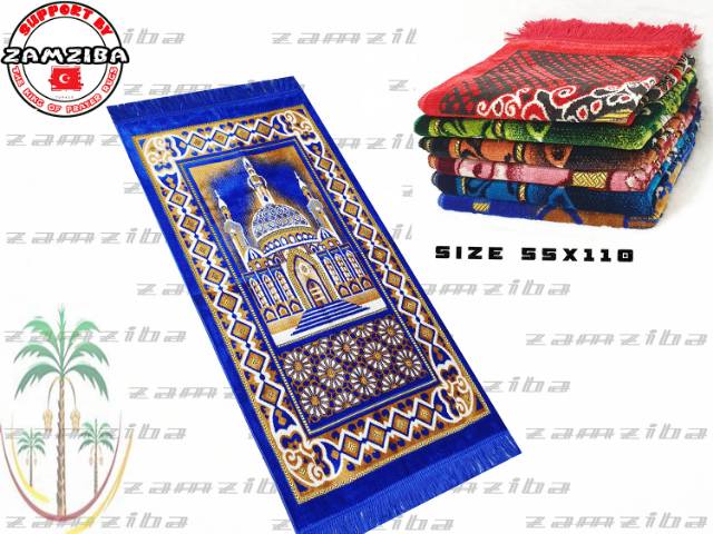 Sajadah Turki Empuk Halus Turkey Turkiye 55x110 Perlengkapan Sholat