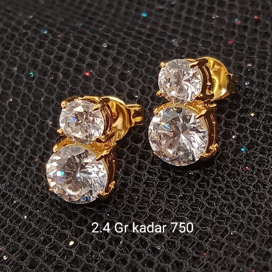 Anting Emas 17K - 2.4 Gr Kadar 750 - 1102