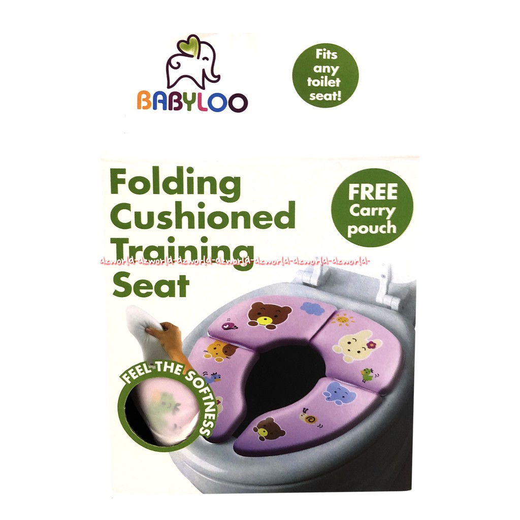 Babyloo Folding Cushioned Training Seat Alat Kursi Belajar Toilet WC