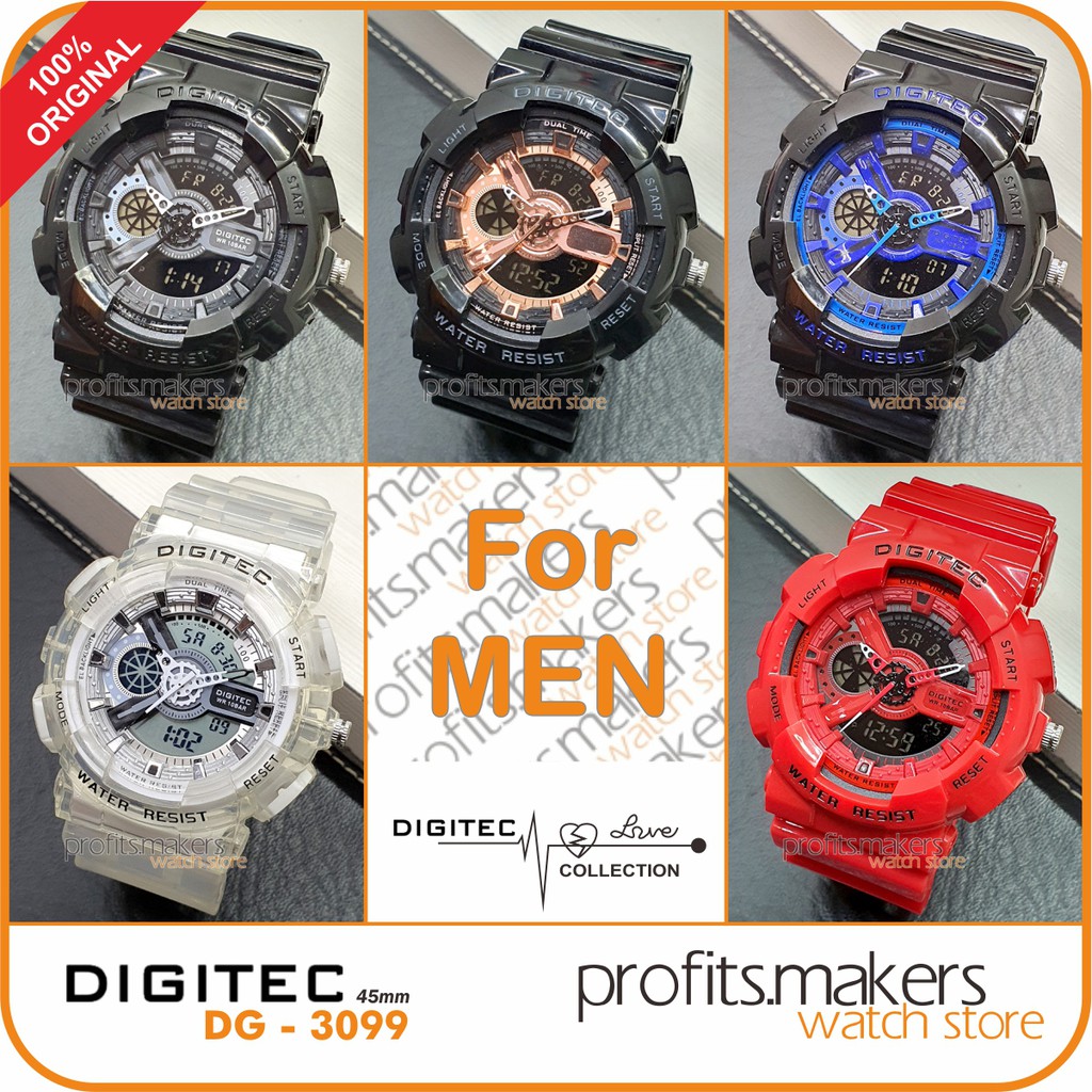 DIGITEC DG 3099 / DG-3099 / DG3099 Watch Jam Tangan ORIGINAL