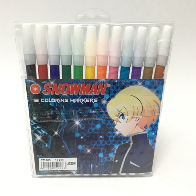 

Snowman Coloring Marker 12 Warna - PW12A