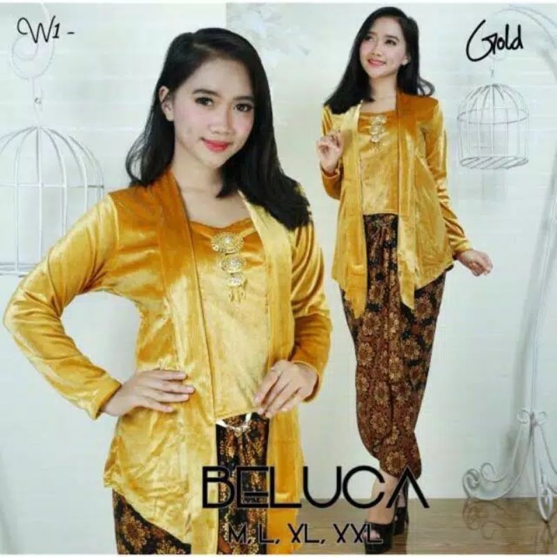 SETELAN KEBAYA KUTUBARU/KEBAYA KUTUBARU BLUDRU JUMBO/KEBAYA PERPISAHAN/BY WI