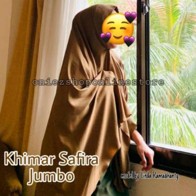 Khimar Jumbo Syari Safira by Nuha