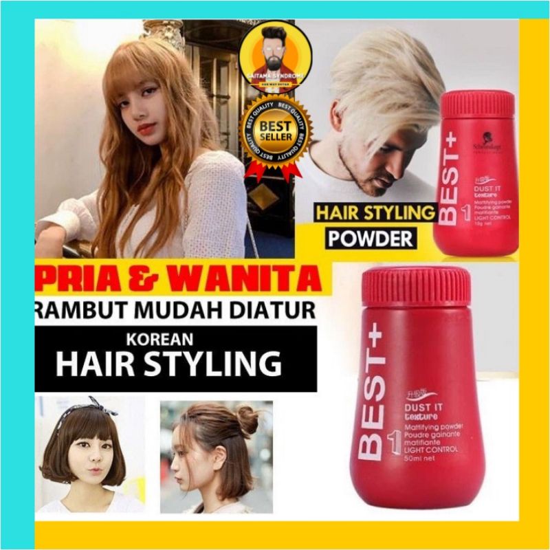 Hairstyling BEST + hair powder pria dan wanita