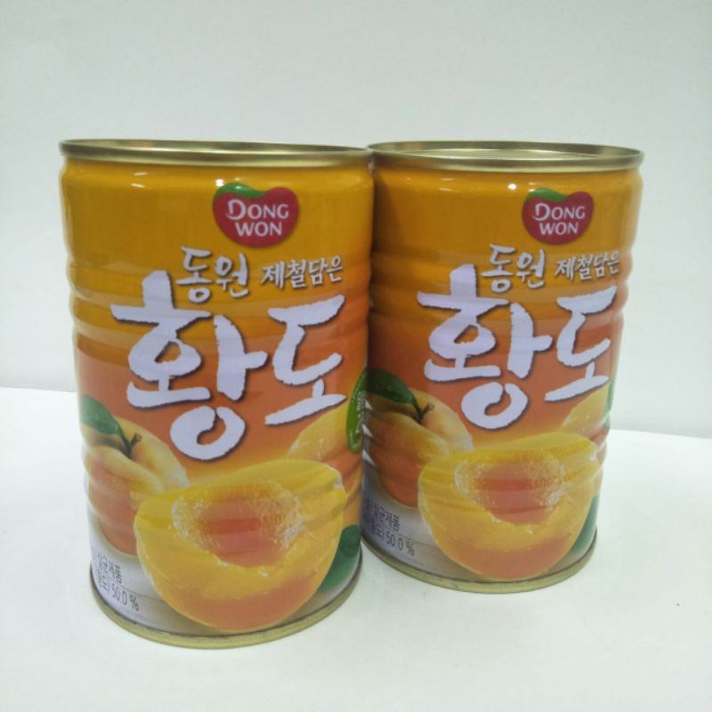 

Dongwon Hwangdo (Yellow Peach)/Buah Persik Dalam Larutan Gula 400gr