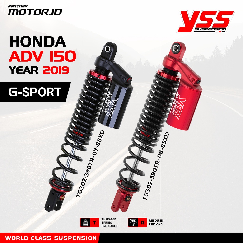 SHOCK BELAKANG HONDA ADV 150 ADV 160 YSS G-SPORT SERIES