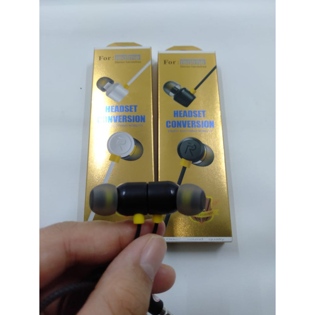 Headset Realme Extra Bass Audio Jack 3.5mm