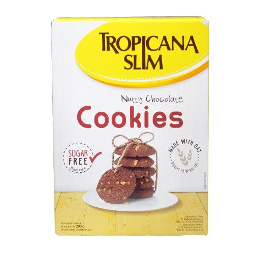 Tropicana Slim Nutty Chocolate Cookies 200g