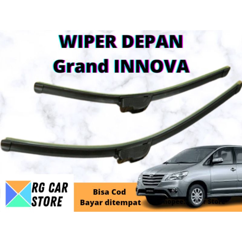 WIPER INNOVA GRAND FRAMELESS ISI 2PCS DIJAMIN PNP BERKUALITAS