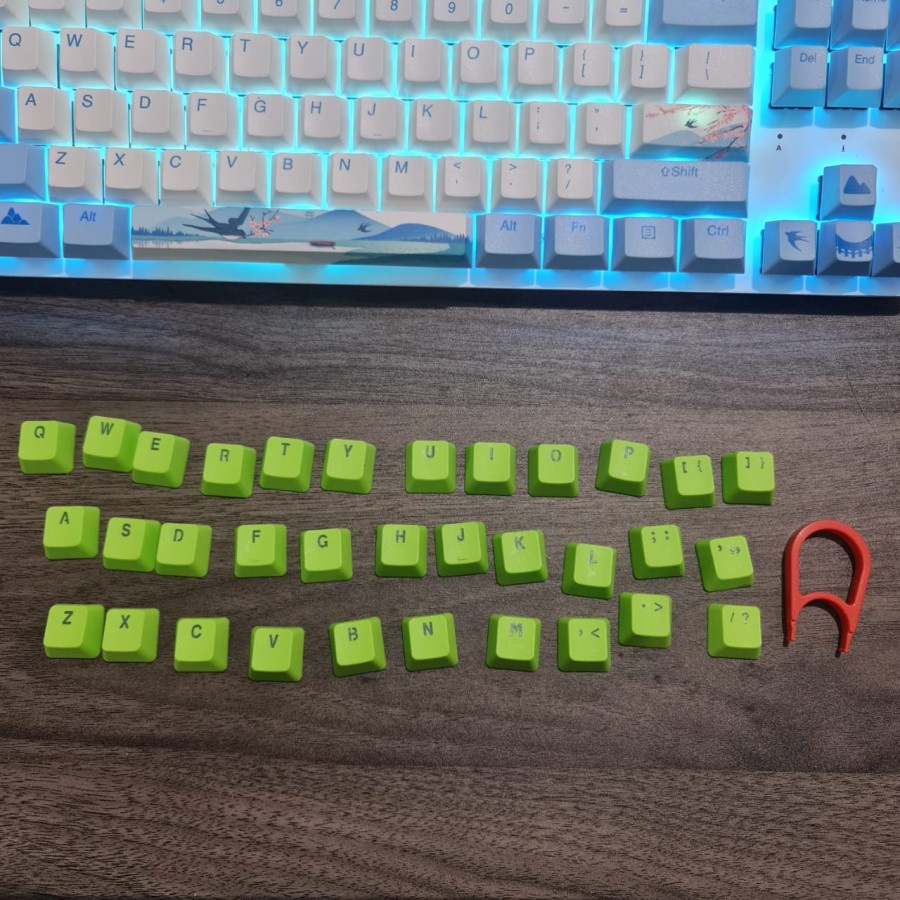 Keycaps Essential 33 Apple Green ABS