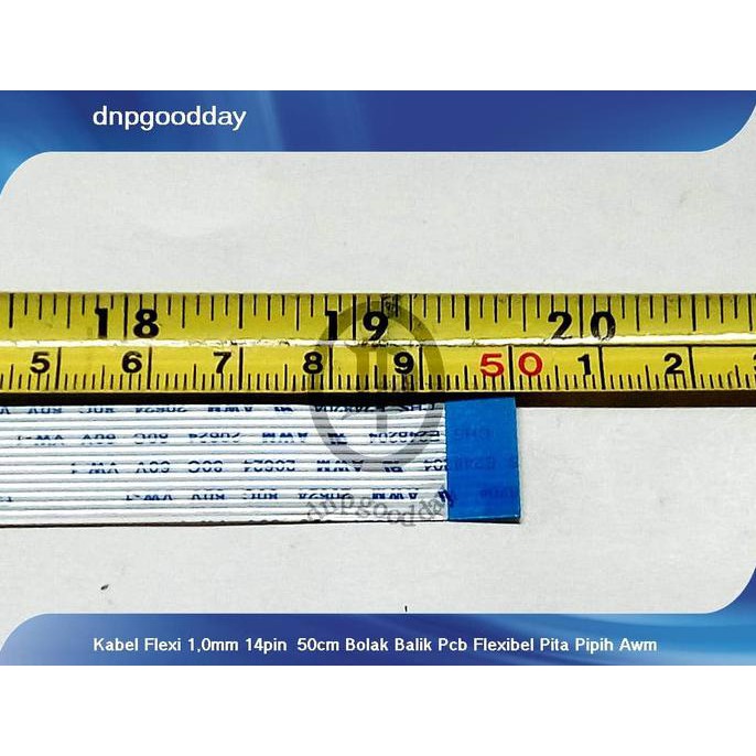 

Kabel Flexi 1,0Mm 14Pin 50Cm Bolak Balik Pcb Flexibel Pita Pipih Awm Dnpgood11 Dijamin