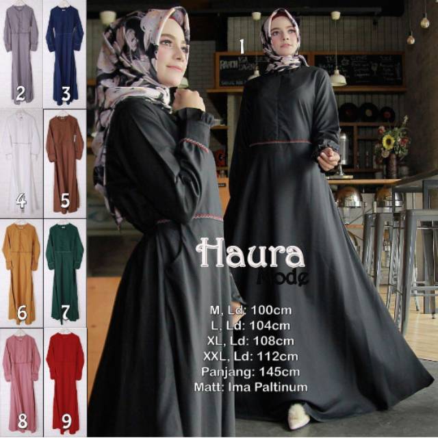 Gamis Katun Ima Platinum.