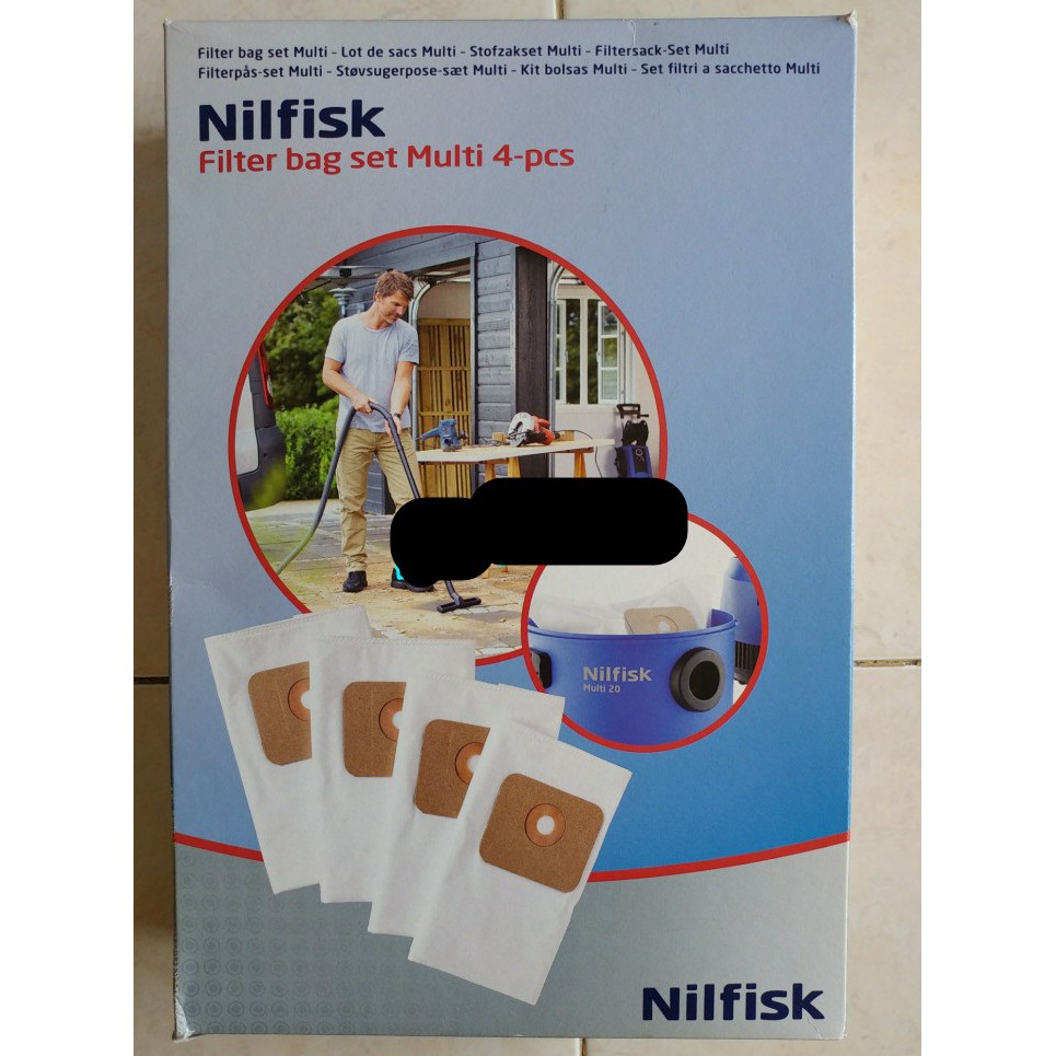 NILFISK SET KANTONG DEBU DUSTBAG SERI MULTI 20