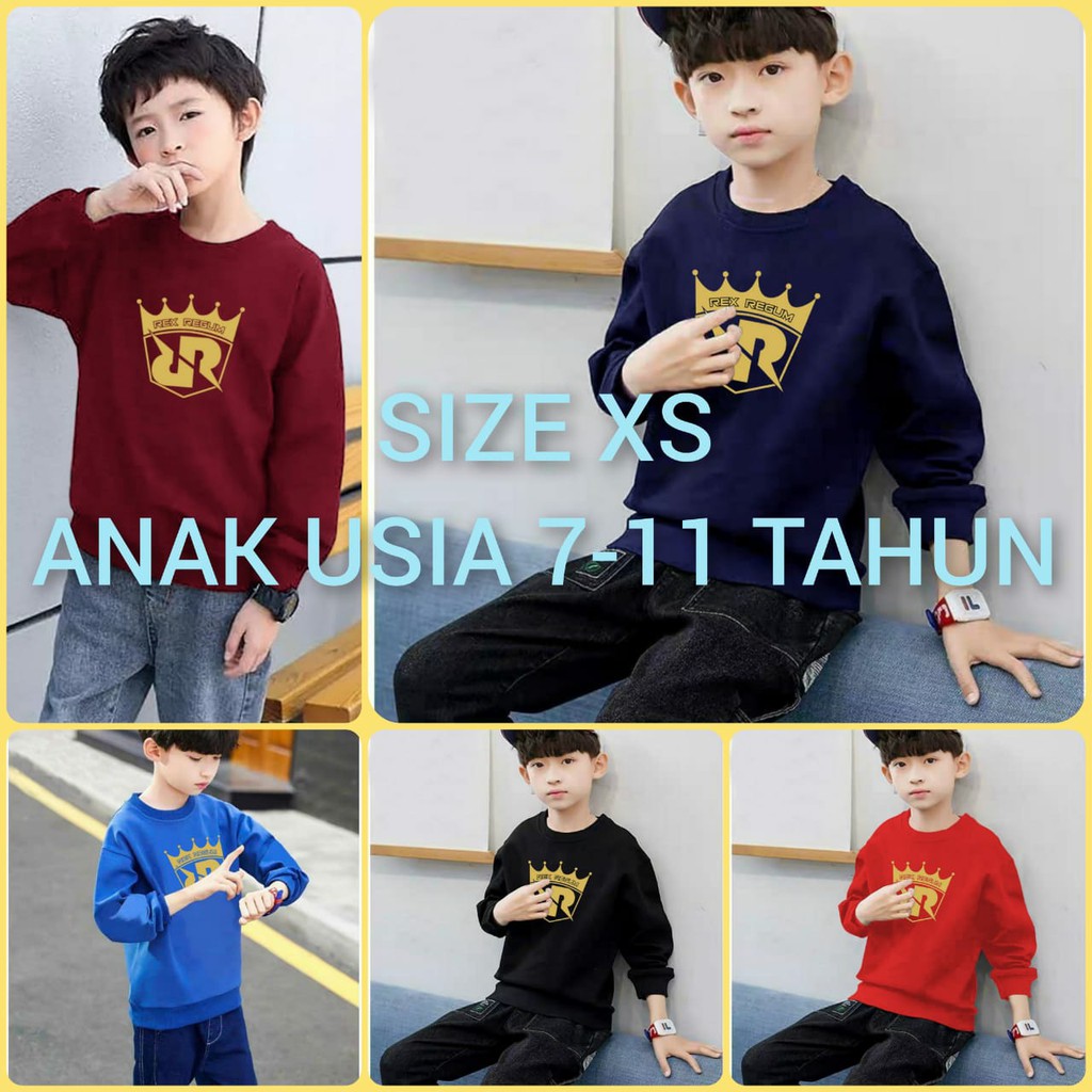 JHOSE/BAJU RRQ KIDS/KAOS RRQ/KAOS ANAK KEKINIAN