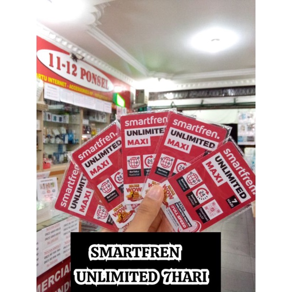 VOUCHER SMARTFREN 3GB/1HARI (unlimited 7hari)