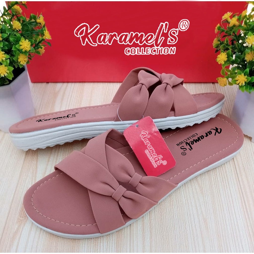 Sandal flat wanita terbaru murah/sandal flat wanita humberg kekinian/sandal flat wanita VT 106-2