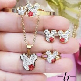 Titanium Set Perhiasan Wanita 6432N