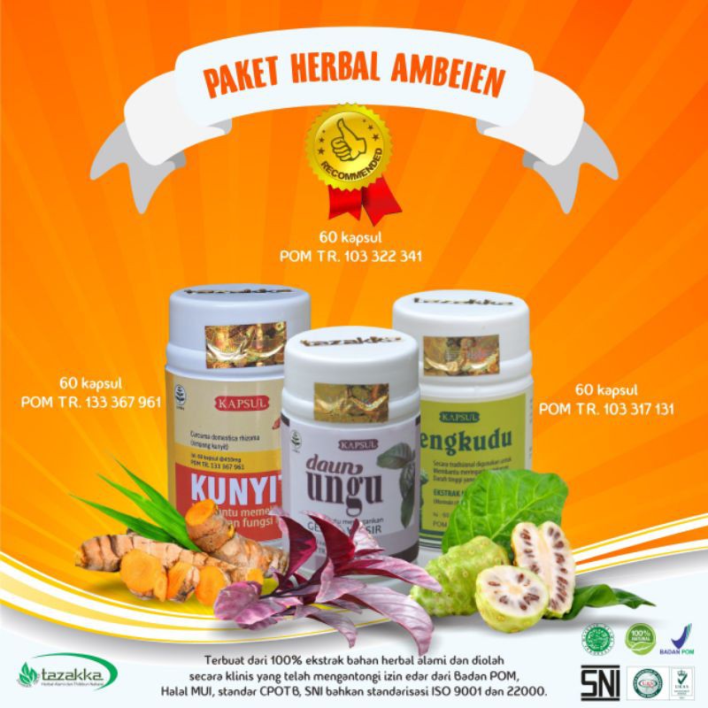 TOKO OBAT HERBAL AMBEIEN/WASIR BPOM 100% AMPUH JAMU HERBALIFE