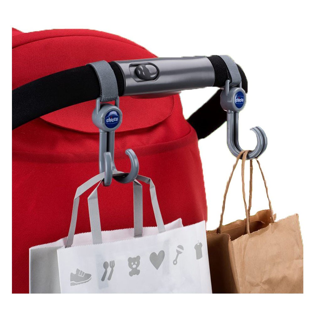 Chicco Universal Double Hooks For Strollers Gantungan Stroller Isi 2 Shopee Indonesia