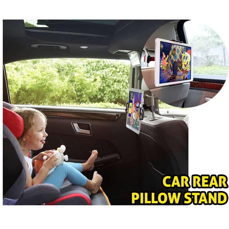 [RO ACC]  CAR REAR PILLOW STAND HOLDER HEADREST CAR UNIVERSAL ALL TIPE HP