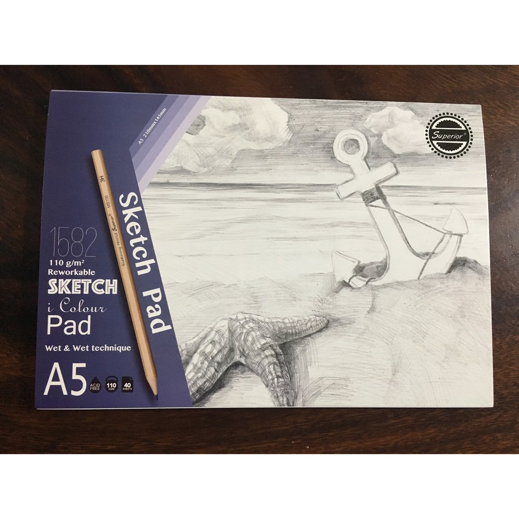 Superior Watercolor Pad A5 300gsm Sketch Book Cat Air Watercolor