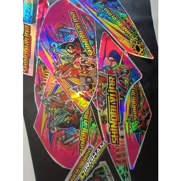 (COD) Les sticker striping Stiker Variasi Yamaha Vixion R, NVL, Nva,old, Vixion siluman hologram
