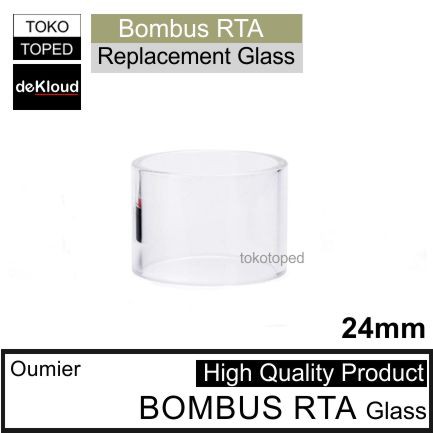 Oumier BOMBUS RTA Replacement Glass | kaca tabung tube vape tank 24mm