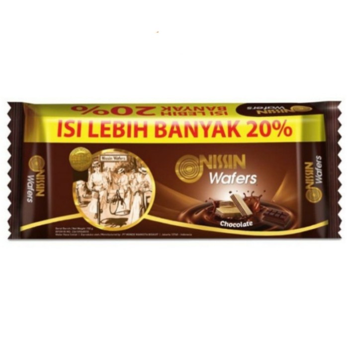 

54ekh Nissin Wafer Coklat 145 Gram 145Gram2 60J