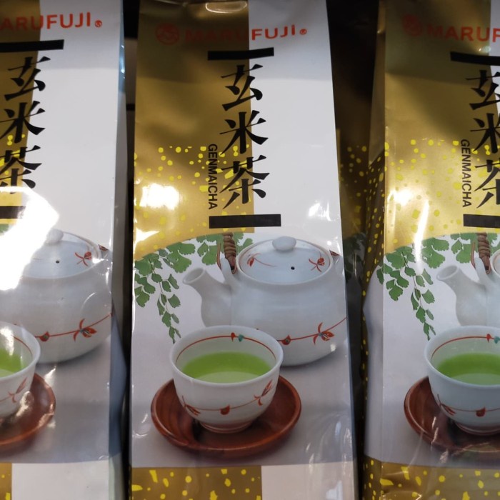 

(BISA COD) Marufuji Genmaicha teh hijau 100gr tea jepang