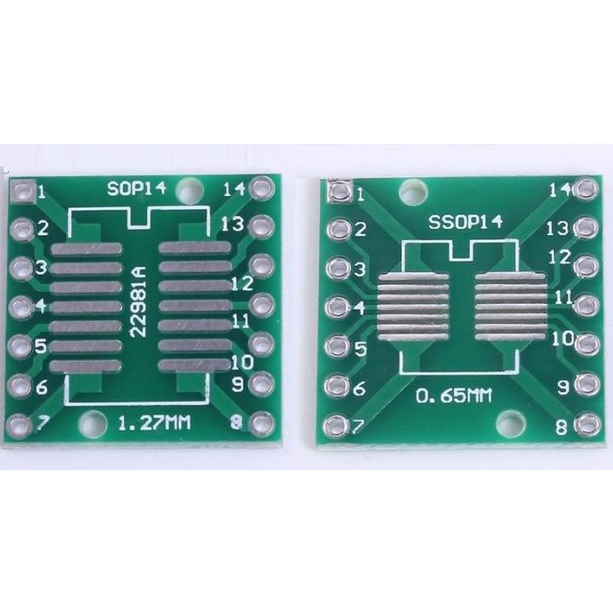 TSSOP14 SSOP14 MSOP14 SOP14 to DIP-14 DIP14 DIP Pinboard SMD Adapter lisuin90