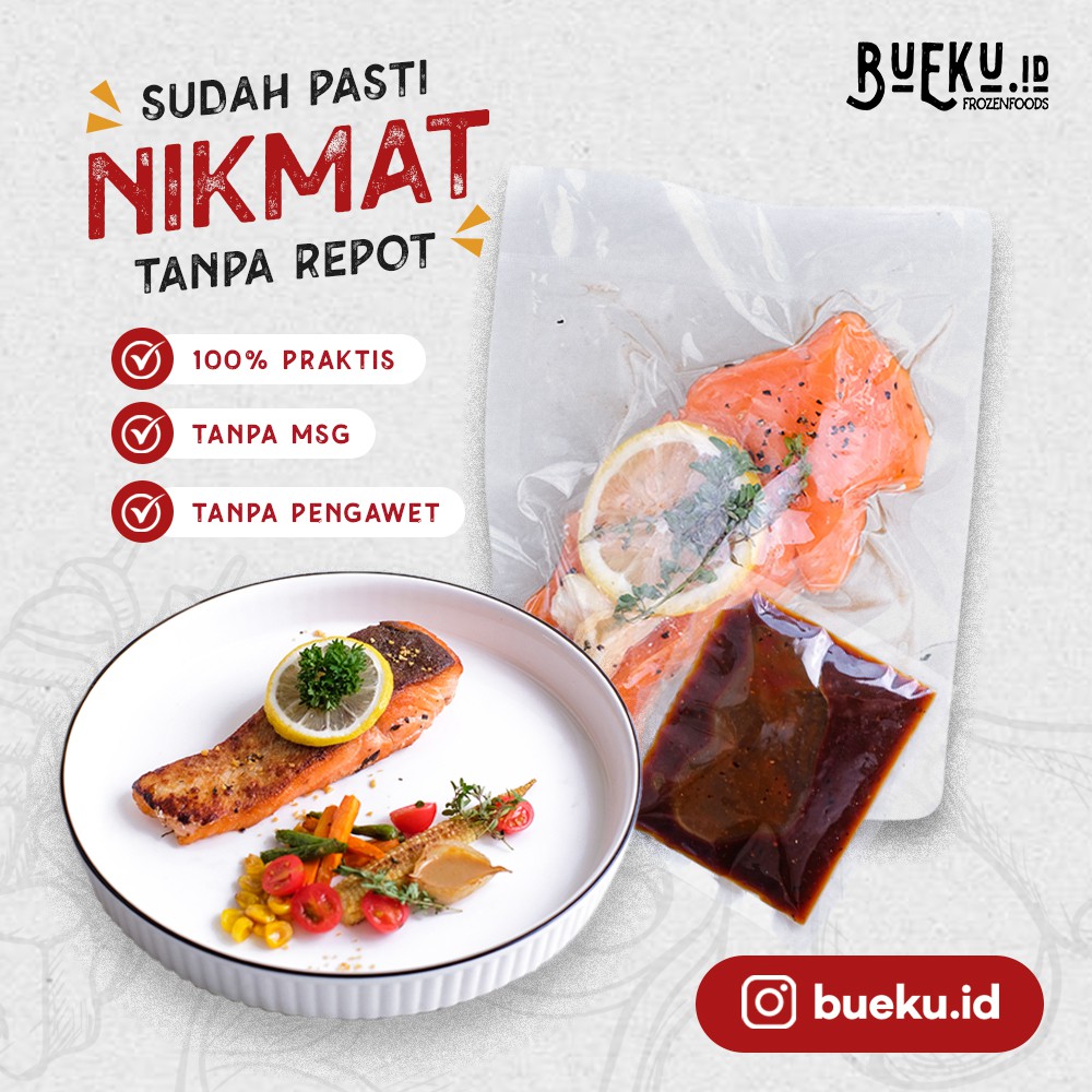 

NORWAY SALMON STEAK/SIAP MAKAN/FROZEN FOOD.