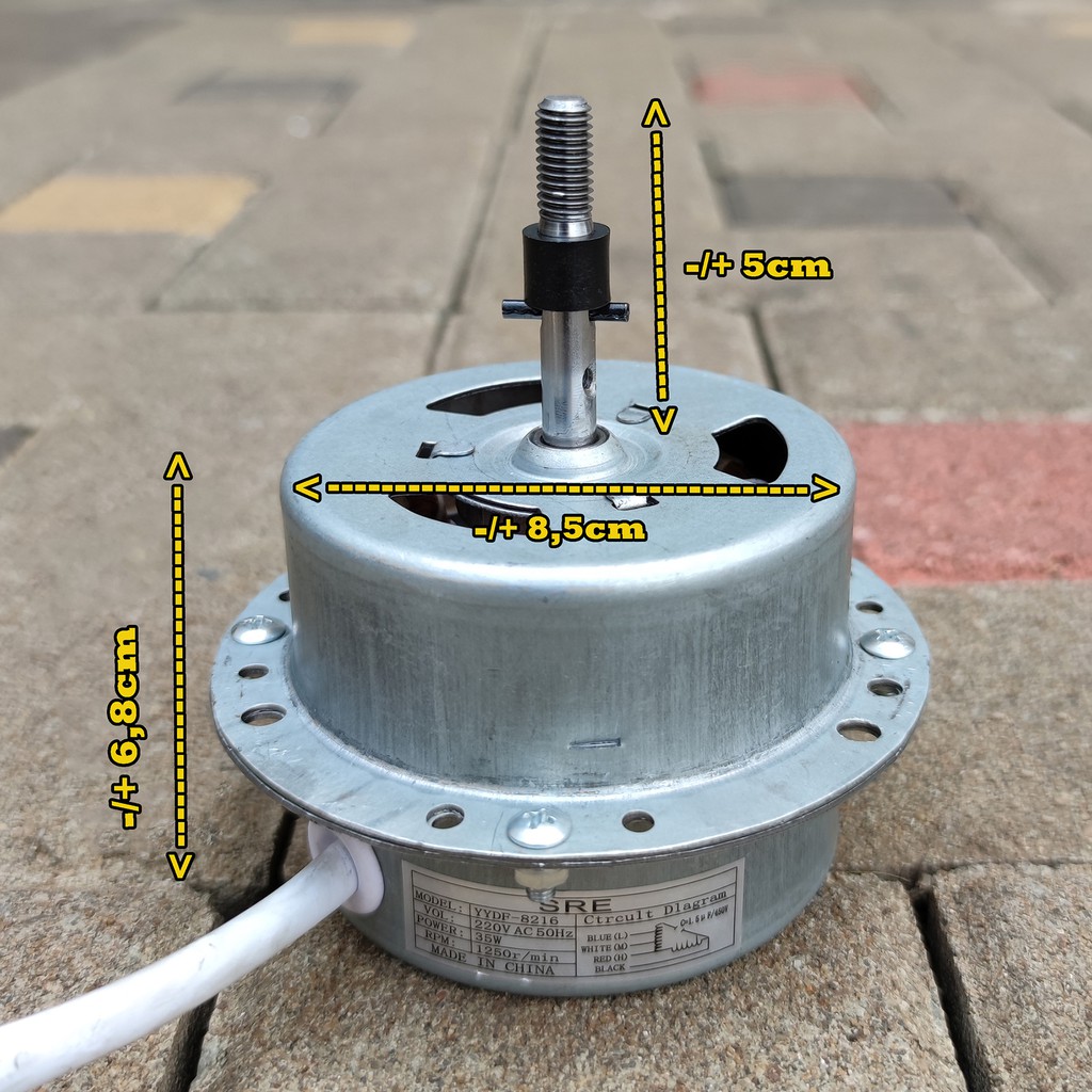 [BAYAR DITEMPAT] Dinamo Mesin Motor Kipas Angin Boxfan/ Exhaust Fan Hexos Exos untuk merk Maspion