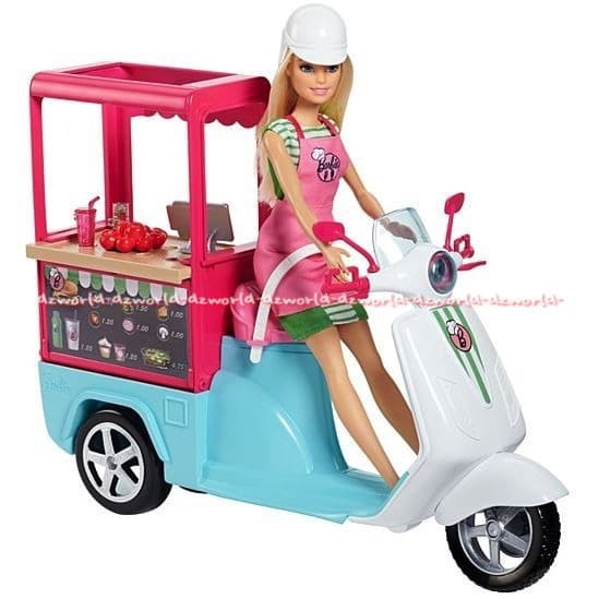 barbie scooter set