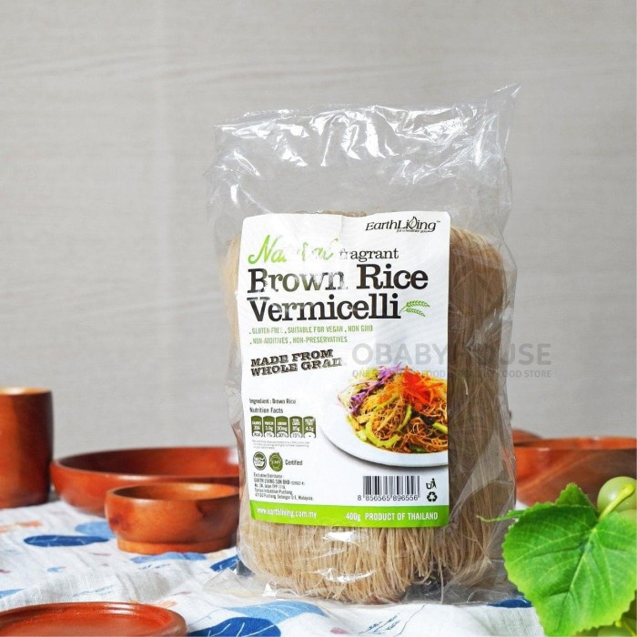 

Earth Living Natural Fragrant Brown Rice Vermicelli 400 gr
