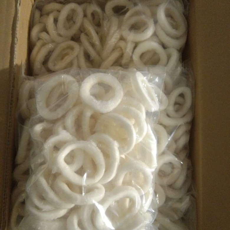 Cumi Ring/ Cumi Ring Frozen/ Squid Ring Import/ Calamari Ring- PER 1KG