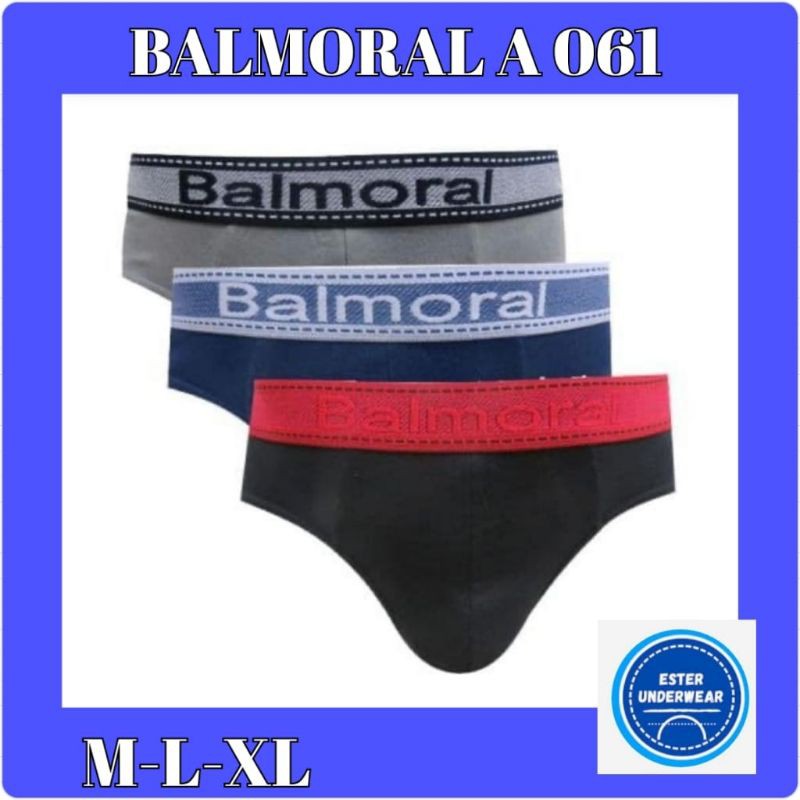 CELANA DALAM PRIA DEWASA BALMORAL A 061 ISI 3 PCS