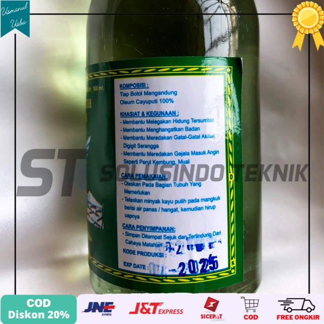 

◾COD◾ Minyak Kayu Putih merpati putih asli Ambon 100 ml