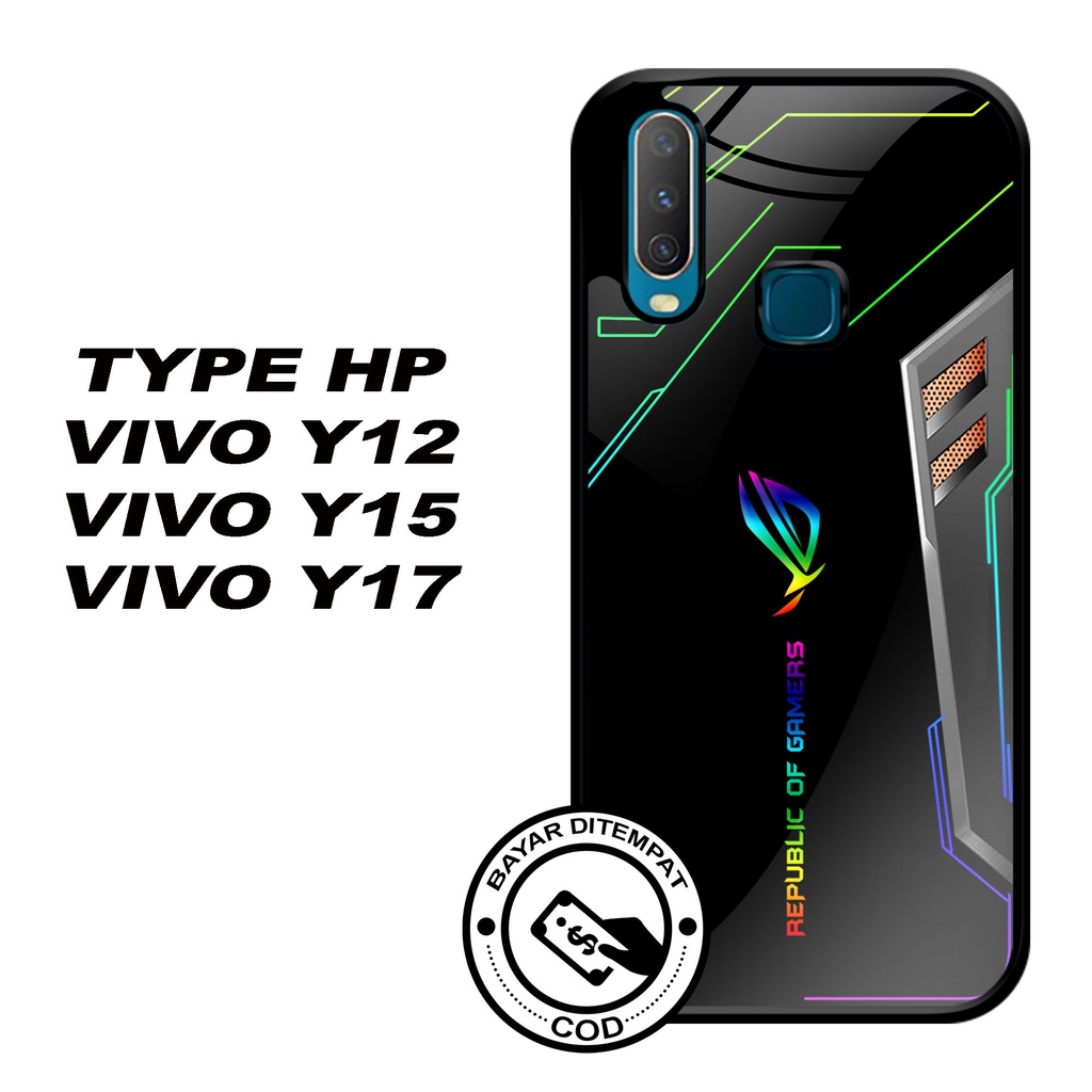 MJC - Case VIVO Y12/Y15/Y17/Y12I [ROG GAMING] - Fashion Case - Case Terbaru - Case Termurah - Case T