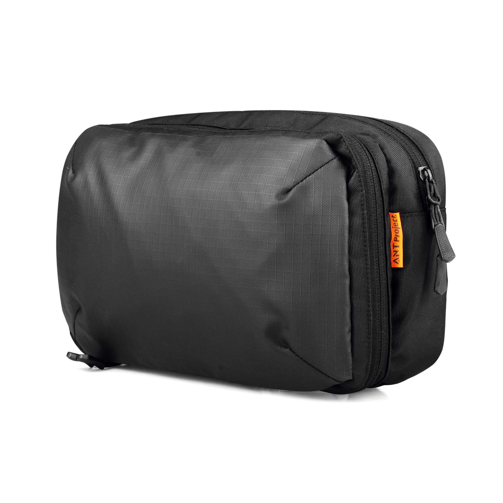 ANT Project Handbag Clutch Pria Waterproof Tech Pouch Doppkit Premium Black