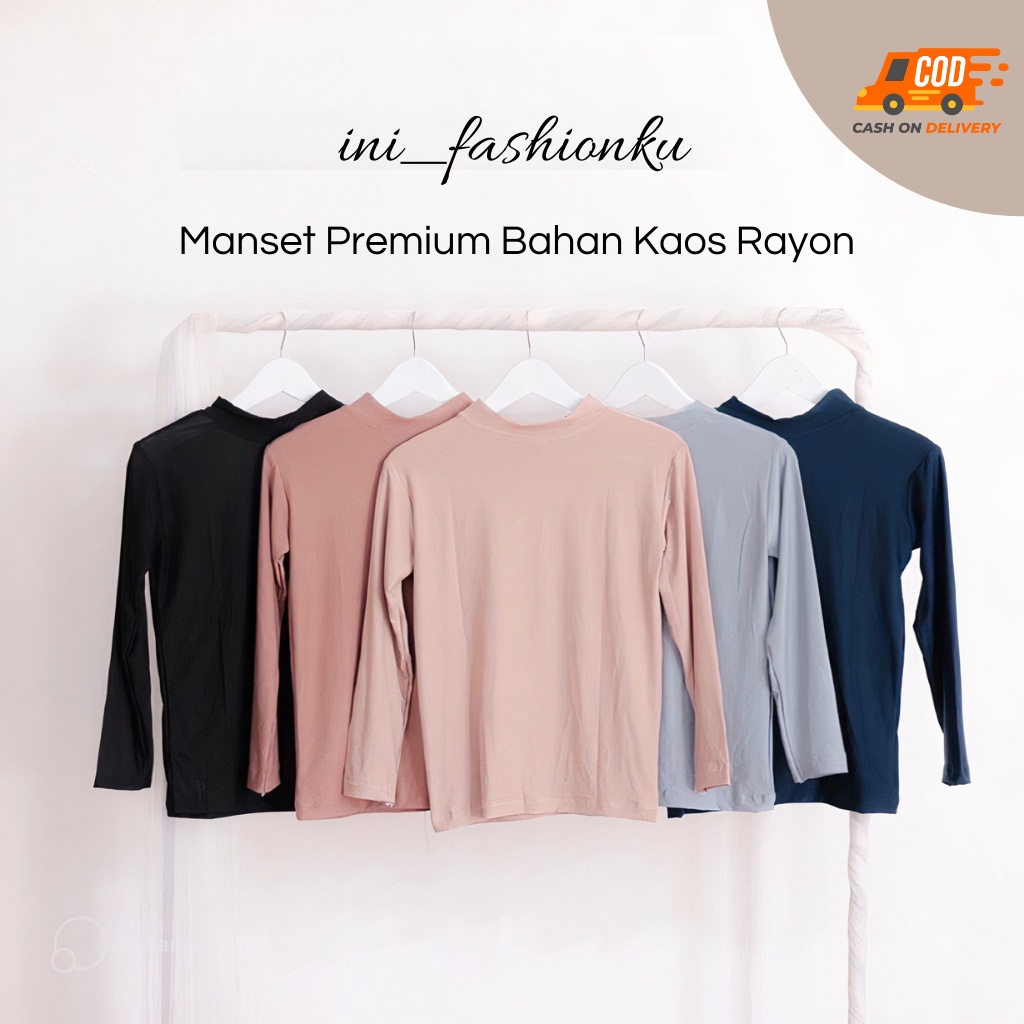 ( BISA COD ) MANSET ATASAN ALL SIZE LENGAN PANJANG / MANSET RAYON SUPER PREMIUM STRETCH ADEM ANTI GERAH BB 40-65 KG