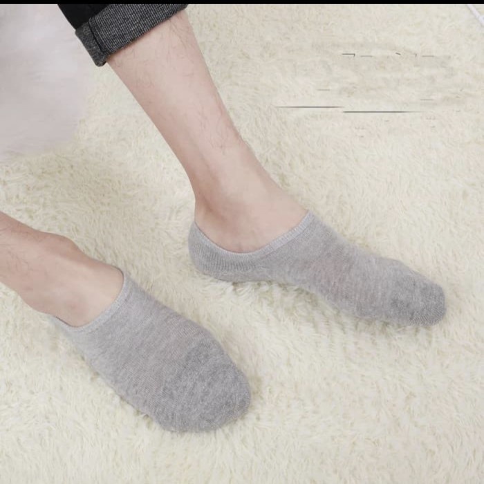 KK011 Kaos Kaki Pendek Unisex Handuk Tebal Premium Hidden Socks Pria