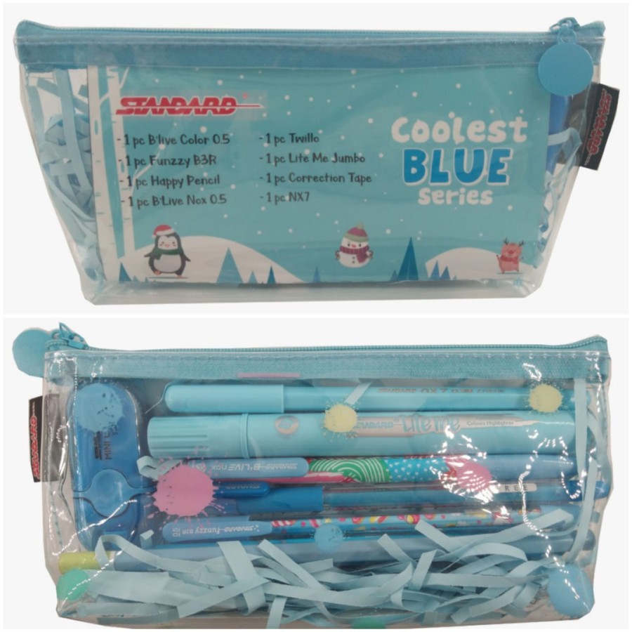 Paket Alat Tulis - Standard - Pencil Case - Tempat Pensil Lengkap