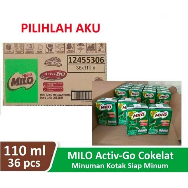 

Susu Milo Activ-Go Cokelat isi 36pcs