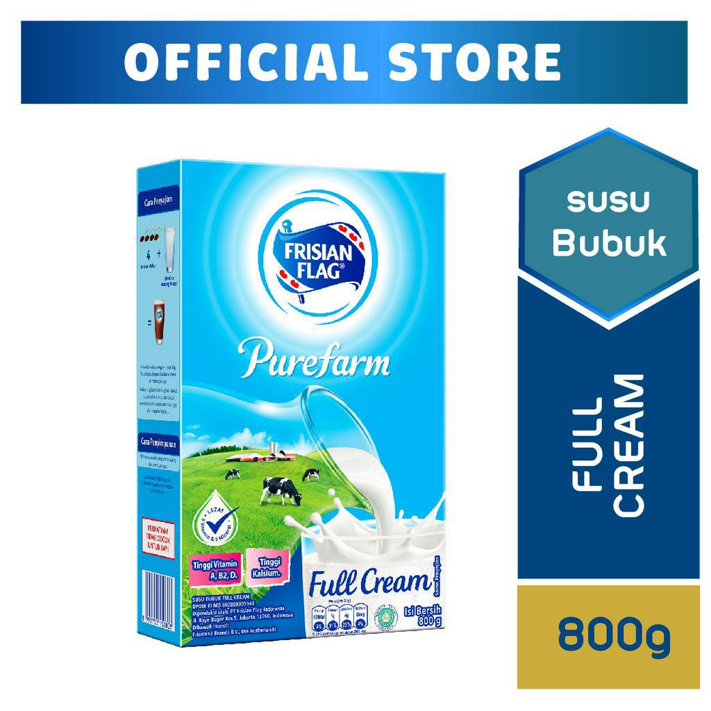 

Frisian Flag Susu Bubuk Fullcream Purefarm 800 gr