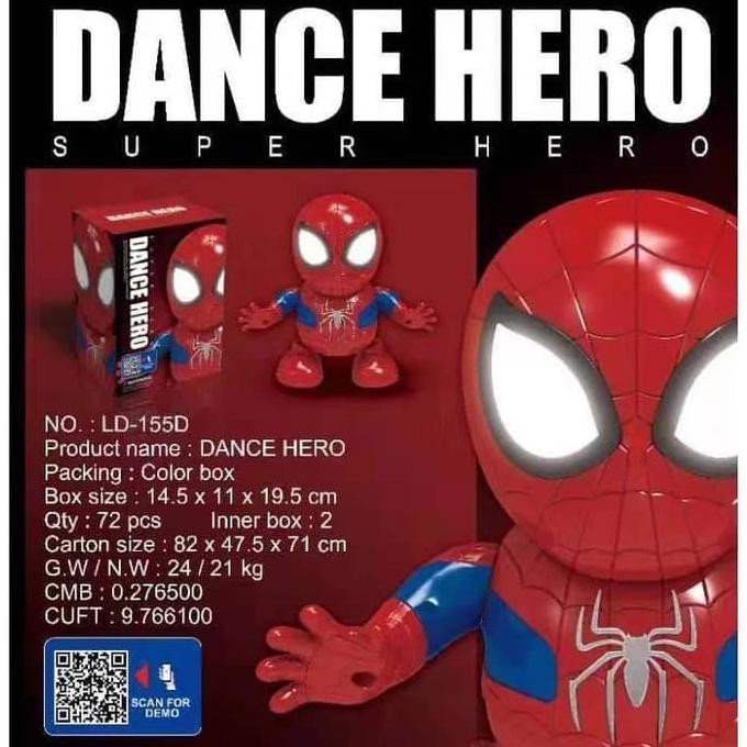 Terbaru  DANCE DANCING ROBOT SPIDERMAN - ROBOT AVENGERS SPIDERMAN